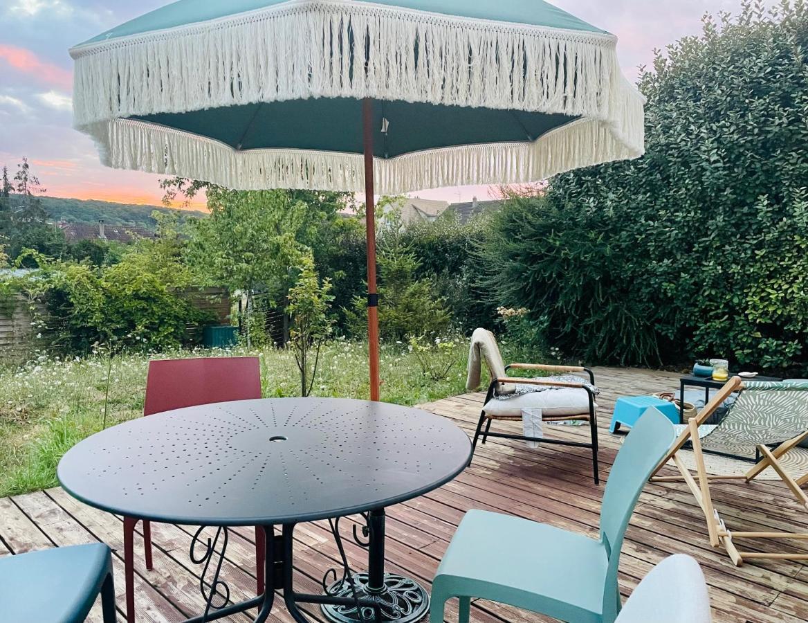 La Mandragora - Maison Avec Jardin Et Poele A Bois Vernon  Exteriér fotografie