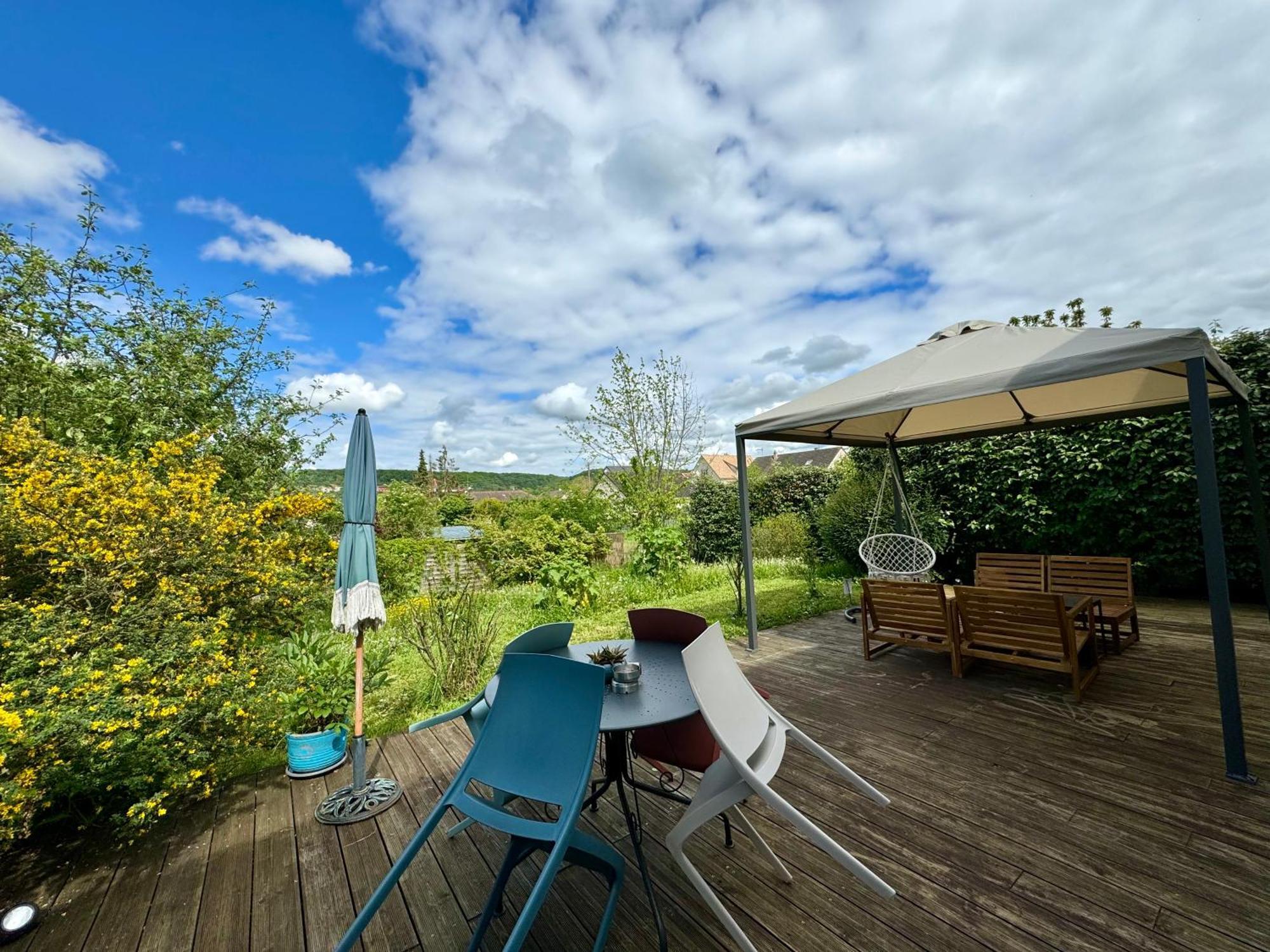 La Mandragora - Maison Avec Jardin Et Poele A Bois Vernon  Exteriér fotografie